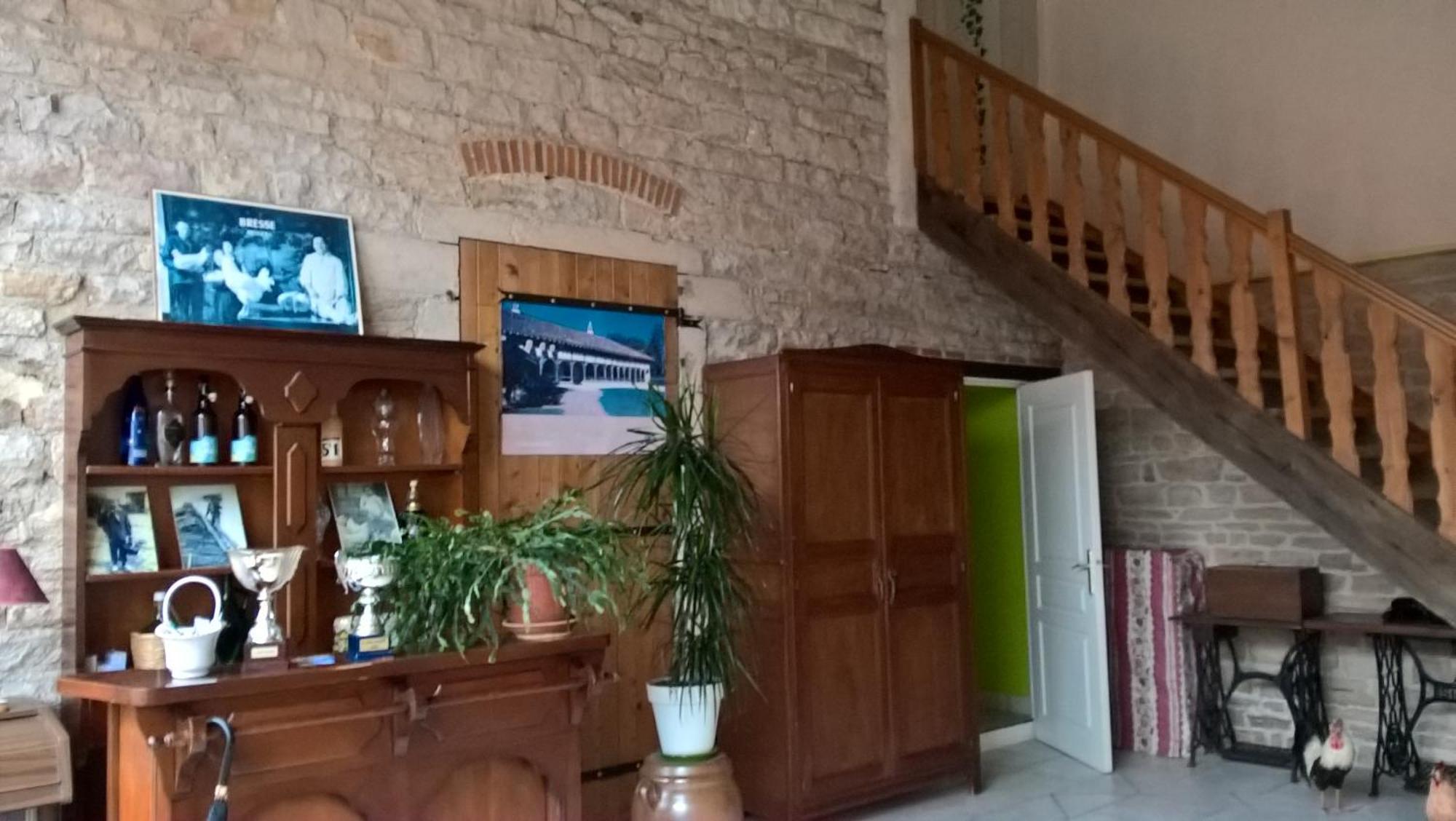 Bed and Breakfast La Ferme Du Grand Faubourg Pont-de-Vaux Exterior foto